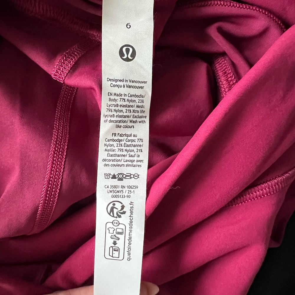 lululemon athletica Berry Leggings